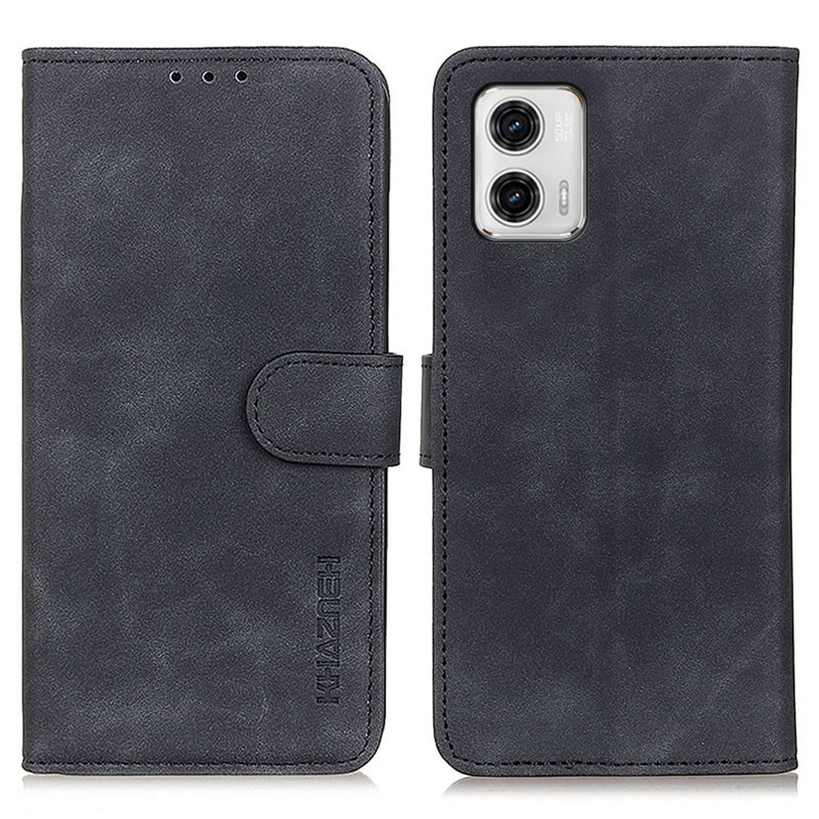 KHAZNEH For Motorola Moto G73 5G Anti-drop Leather Phone Case Retro Texture Wallet Stand Cell Phone Cover KHAZNEH For Motorola Moto G73 5G Anti-drop Leather Phone Case Retro Texture Wallet Stand Cell Phone Cover